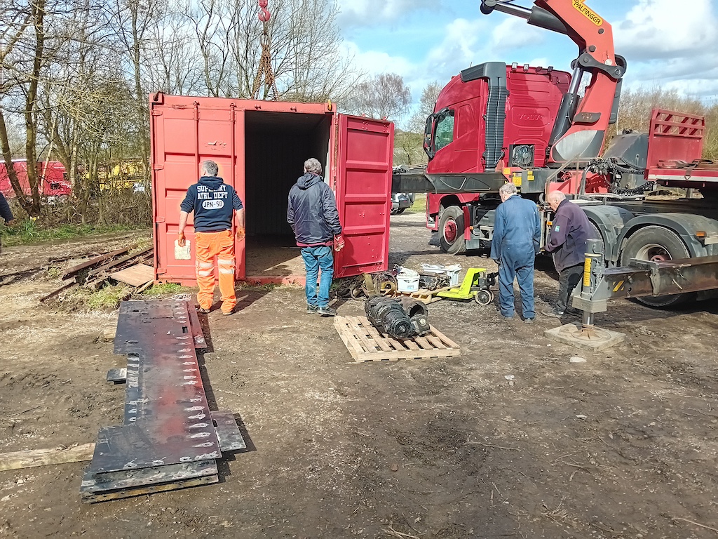 Components being relocated